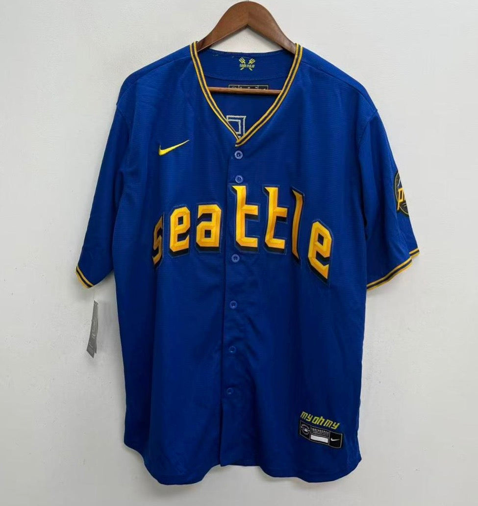 Cal Raleigh Seattle Mariners Official MLB Nike Retro Jersey