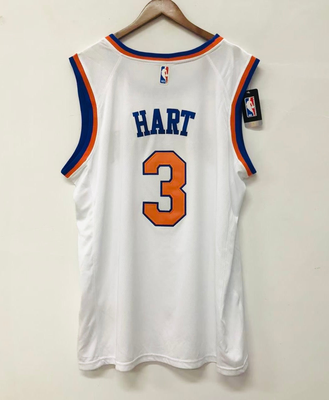 Josh Hart New York Knicks Official NBA Jersey Nike white
