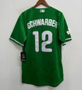 Kyle Schwarber Philadelphia Phillies Green St. Patrick’s Day Jersey