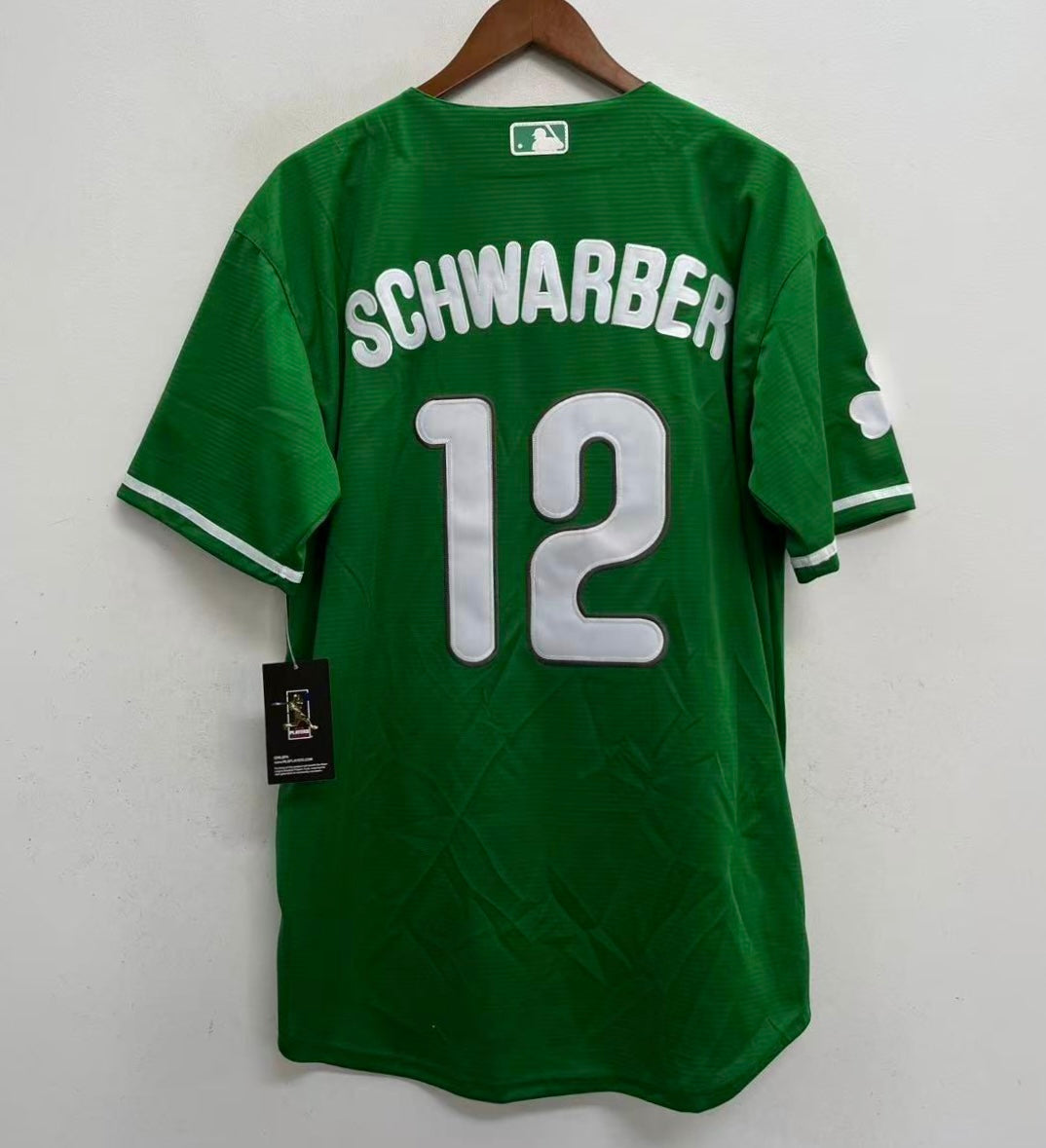Kyle Schwarber Philadelphia Phillies Green St. Patrick’s Day Jersey