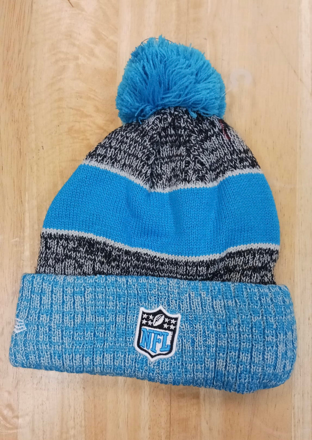 Carolina Panthers NFL New Era winter knit Hat with Pom Pom