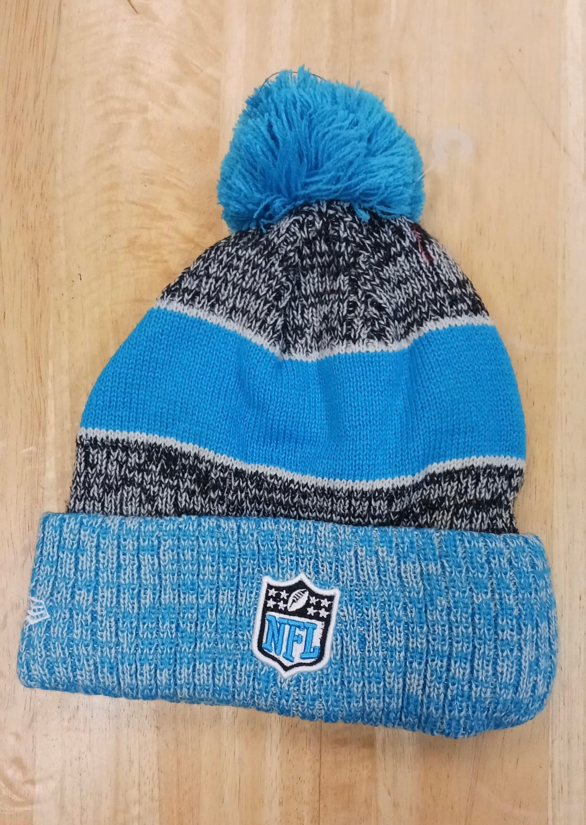 Carolina Panthers NFL New Era winter knit Hat with Pom Pom