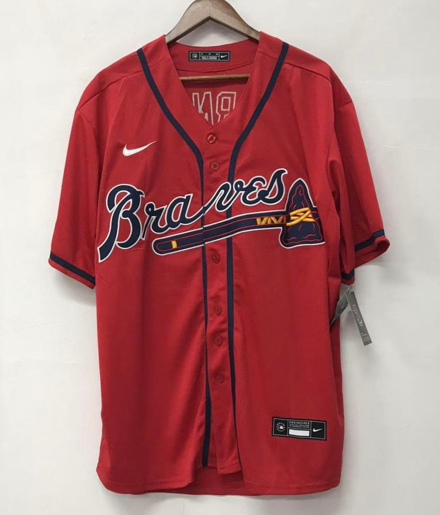 Travis d’Arnaud Atlanta Braves Jersey Nike red