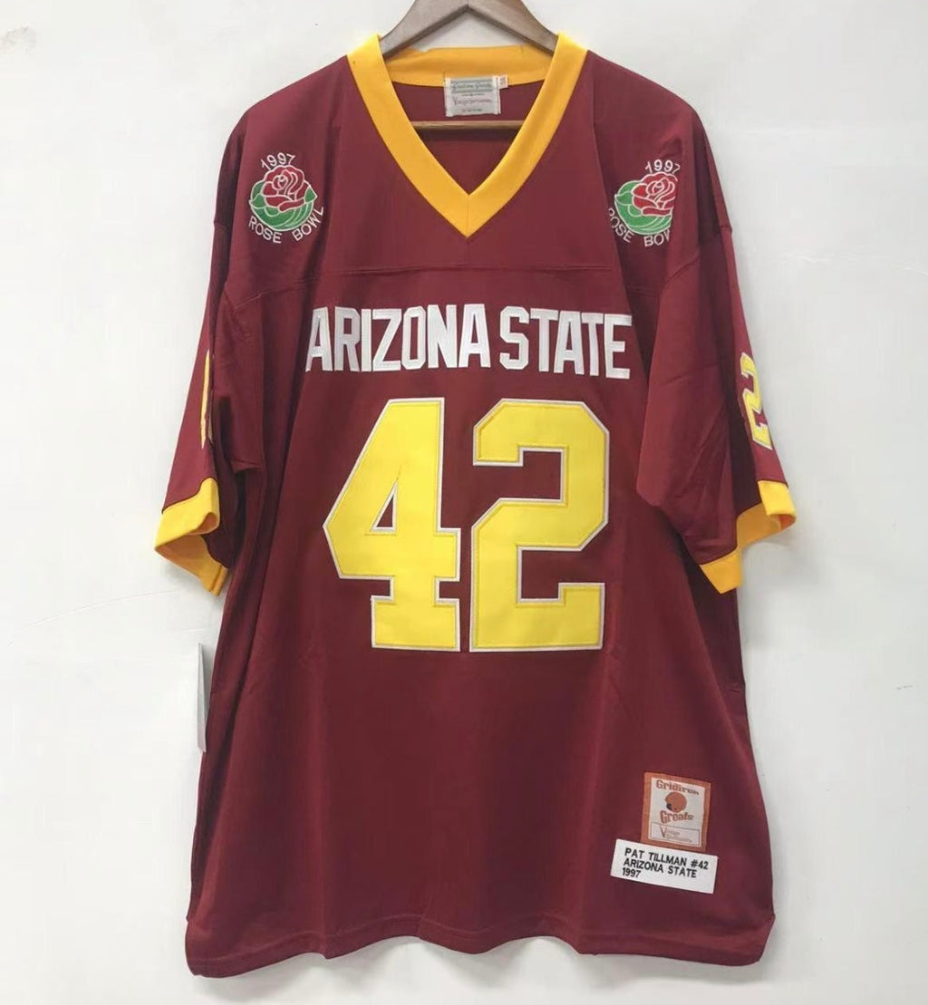 Pat Tillman Arizona State Jersey Stitched lettering and numbers