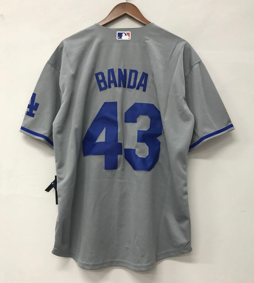 Anthony Banda Los Angeles Dodgers Official MLB Nike jersey gray