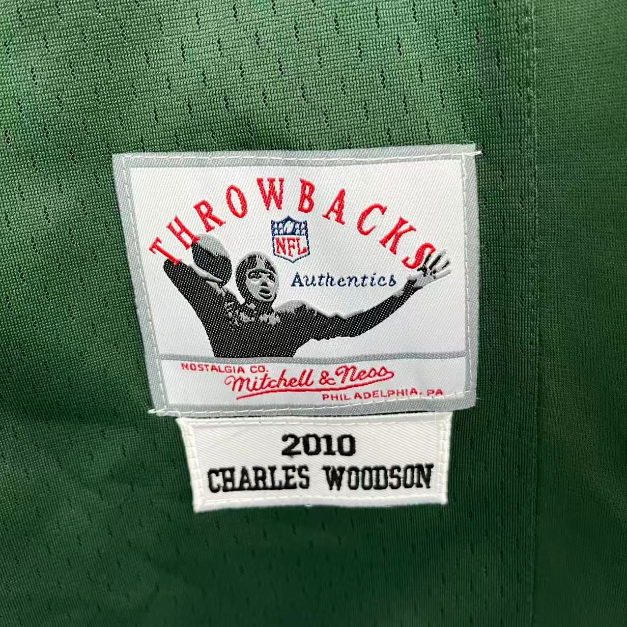 Charles Woodson Green Bay Packers NFL Jersey Mitchell & Ness