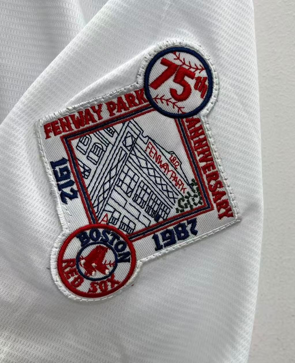 Roger Clemens 1987 Boston Red Sox Official MLB Majestic Jersey
