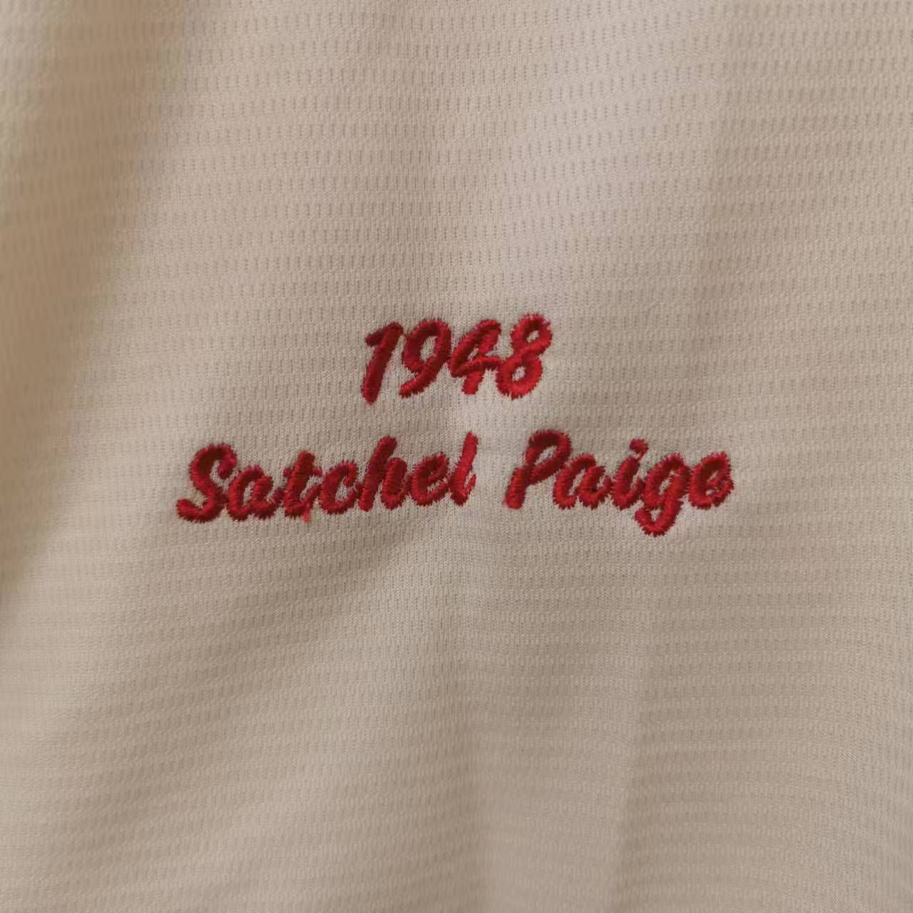 Satchel Paige Cleveland Indians Official MLB Mitchell & Ness Jersey