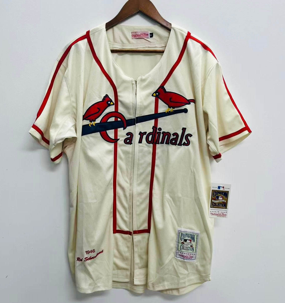 Red Schoendienst St. Louis Cardinals Jersey 1946 Mitchell & Ness