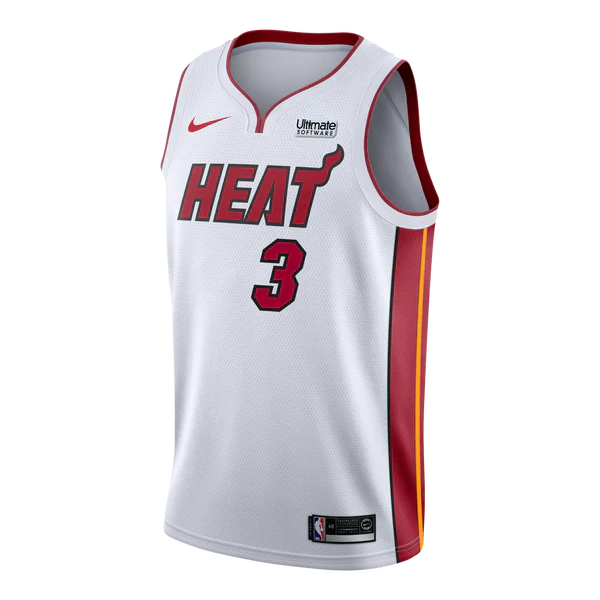 Dwyane Wade Miami Heat Official NBA Nike Jersey white