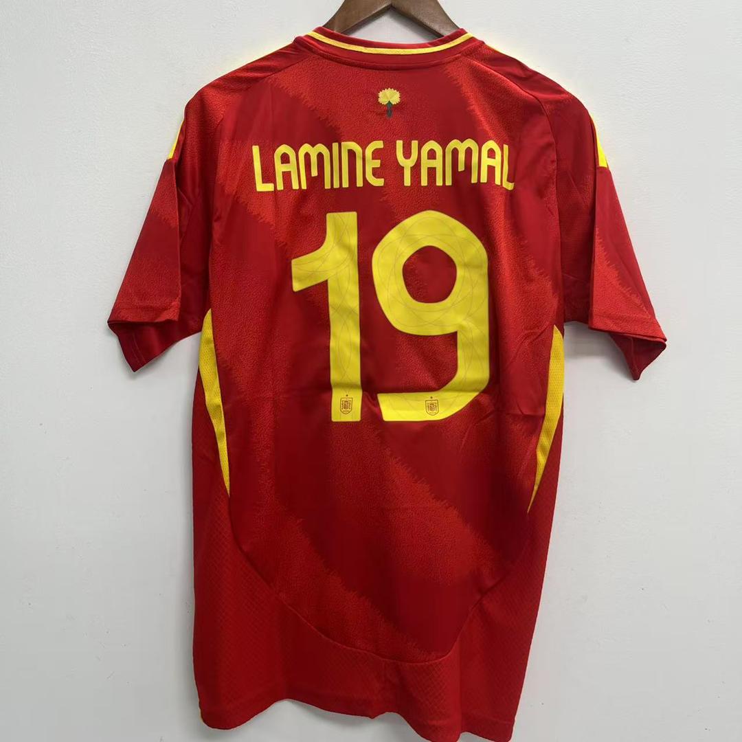 Lamine Yamal #19 Nike Spain España Soccer Futbol Jersey