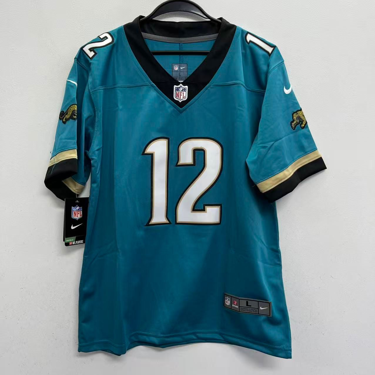 Travis Hunter YOUTH KIDS Jacksonville Jaguars Official NFL Jersey retro logo