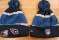 Tennessee Titans Official NFL New Era winter Hat with Pom Pom