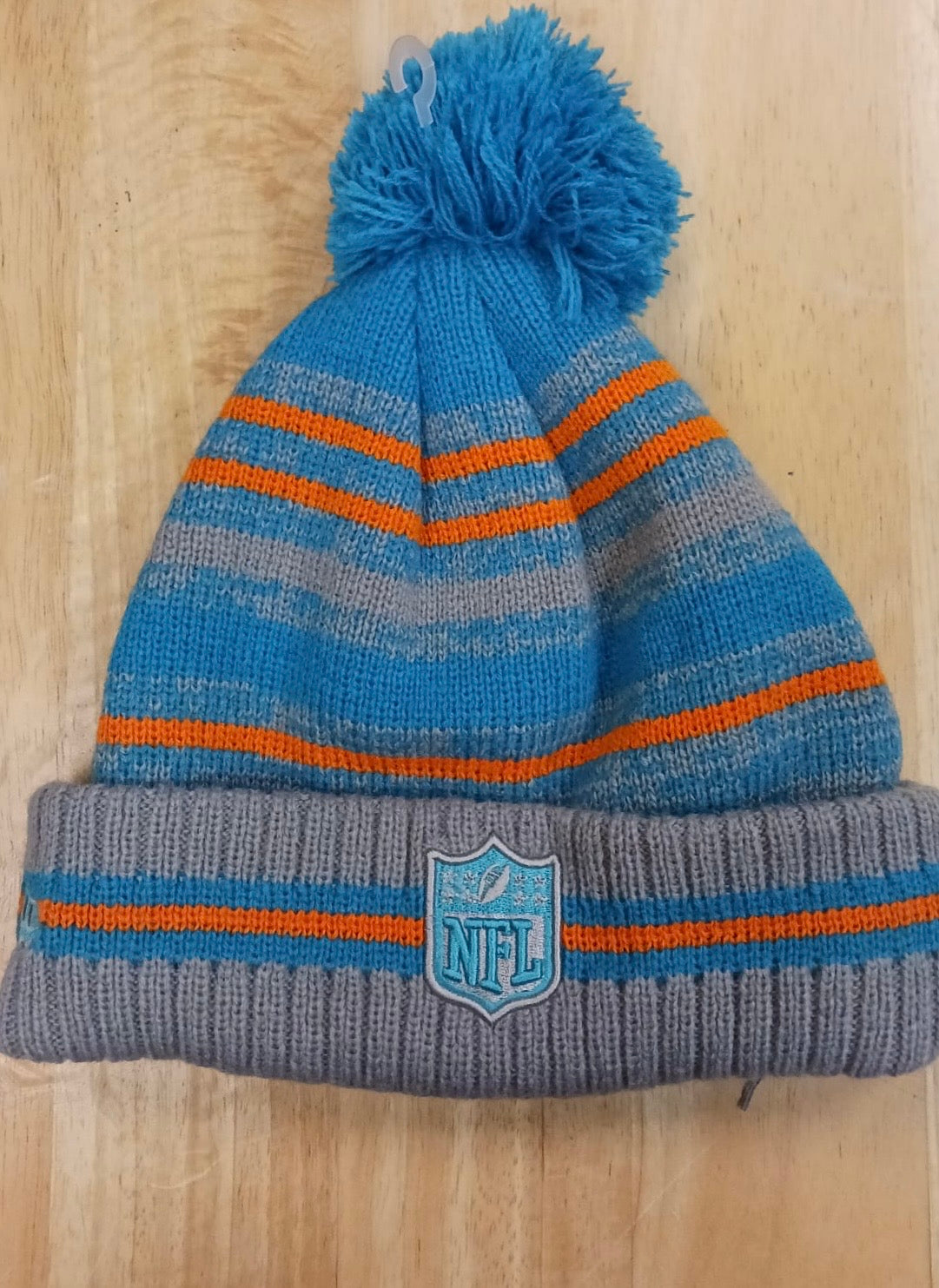 Miami Dolphins NFL New Era winter knit Hat with Pom Pom
