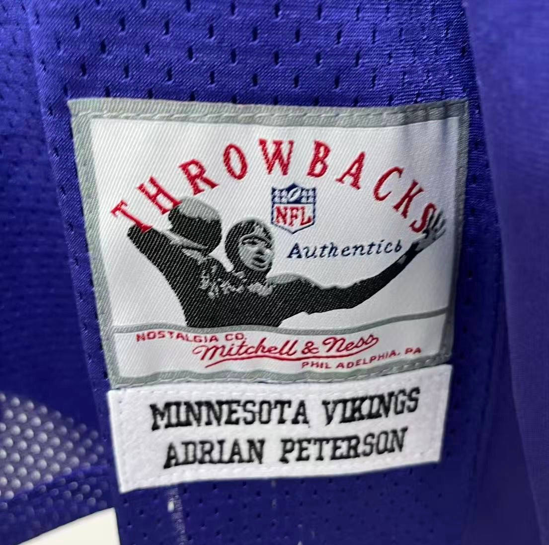 Adrian Peterson Minnesota Vikings Jersey Mitchell & Ness