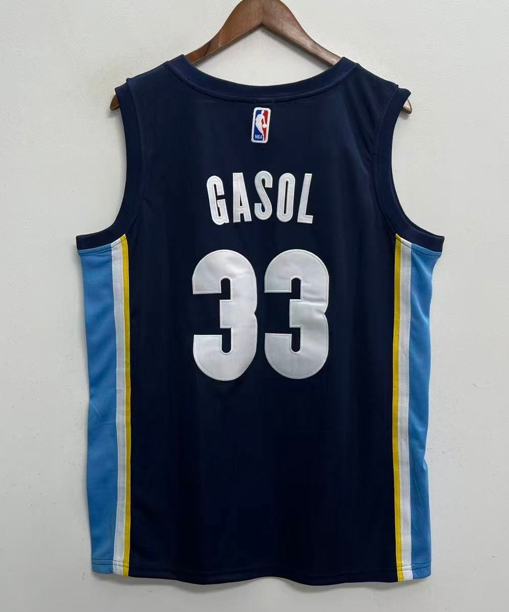 Marc Gasol Memphis Grizzlies Official NBA Adidas Jersey