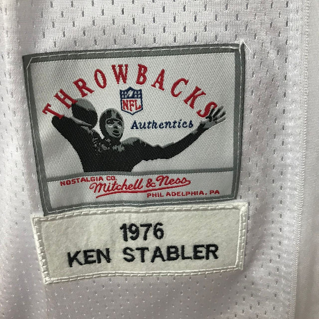 Ken Stabler Oakland Raiders NFL Mitchell & Ness Jersey white