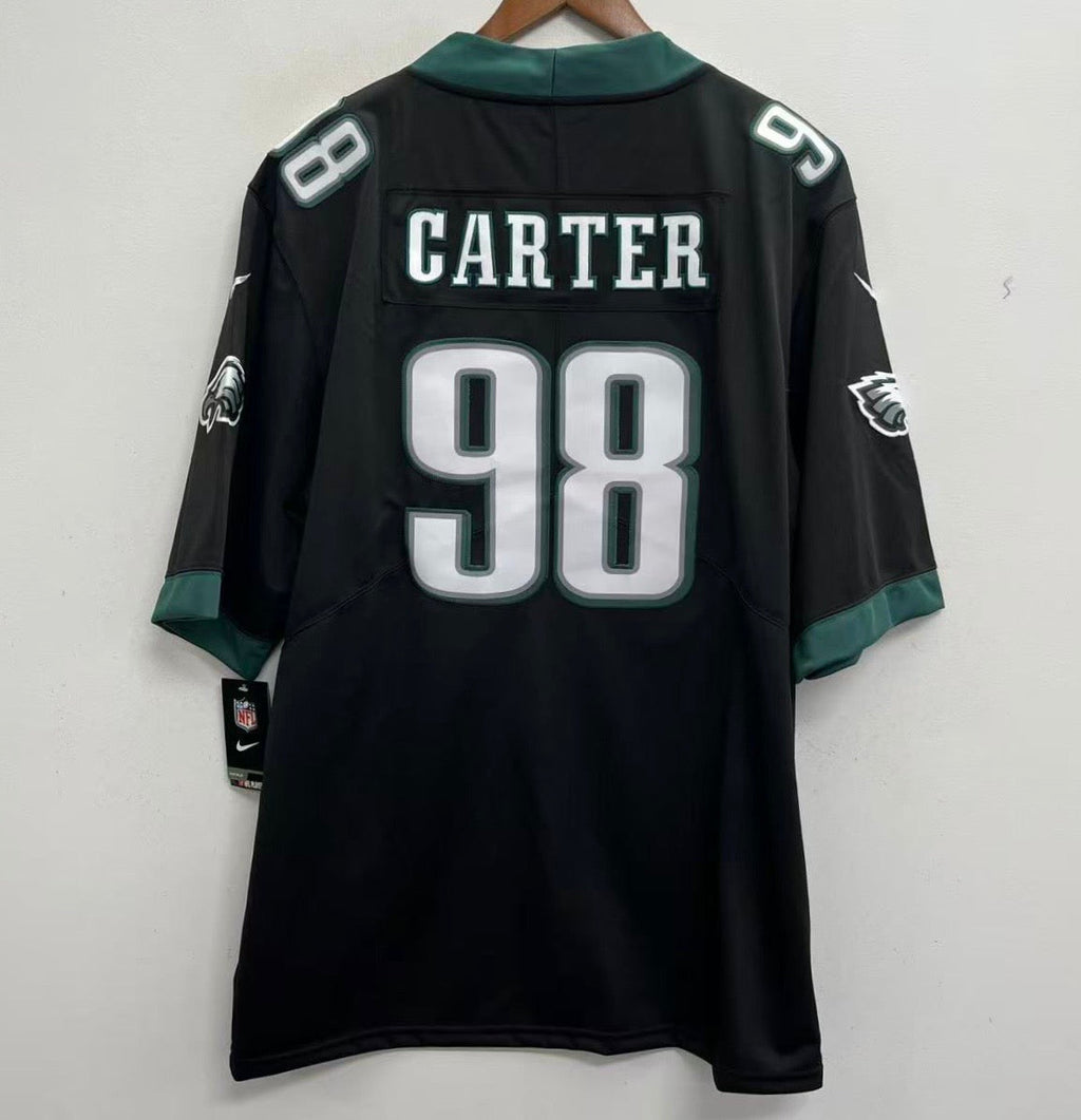 Jalen Carter Philadelphia Eagles official NFL Nike Jersey black