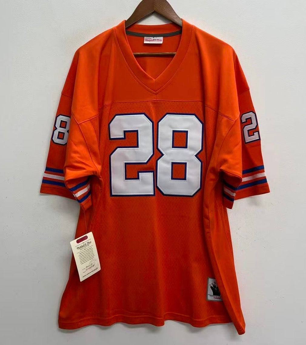 Any name & Number Customized Denver Broncos Official NFL Mitchell & Ness Jersey
