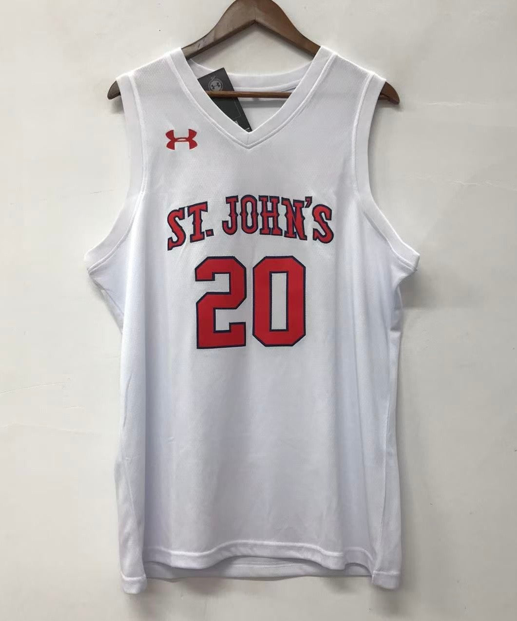 Chris Mullin St. John’s Red Storm Jersey White