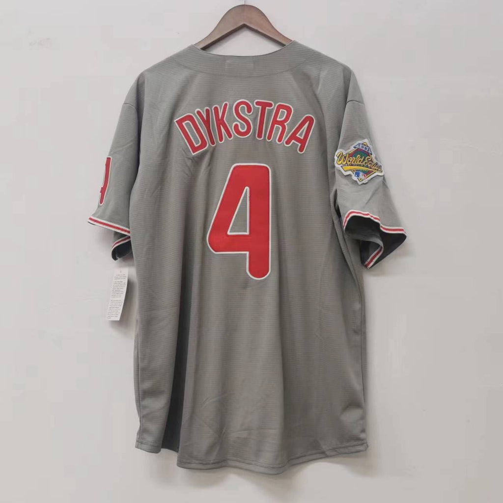 Lenny Dykstra Philadelphia Phillies 1993 World Series Jersey Mitchell & Ness