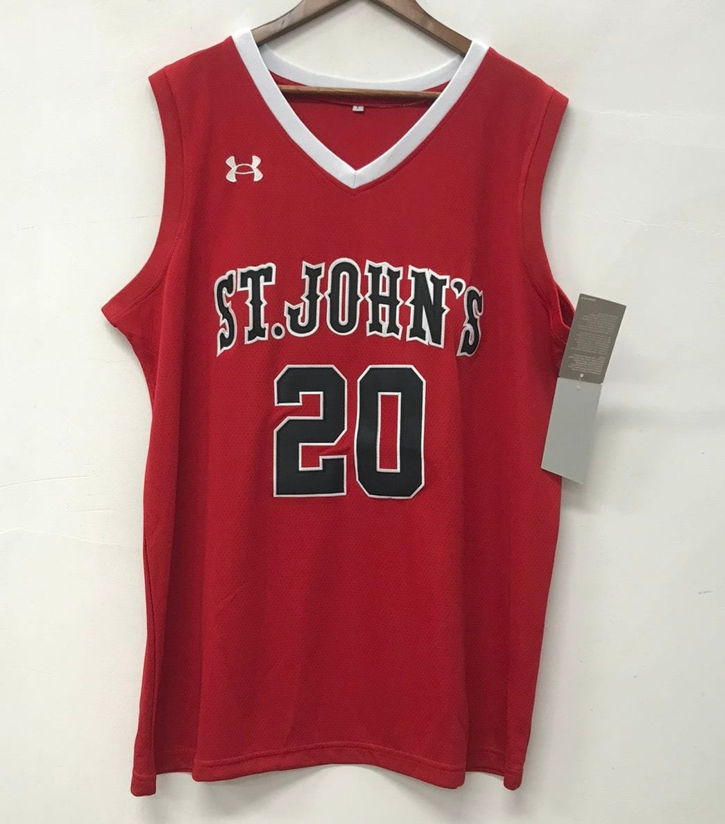 Chris Mullin St. John’s Red Storm Jersey red
