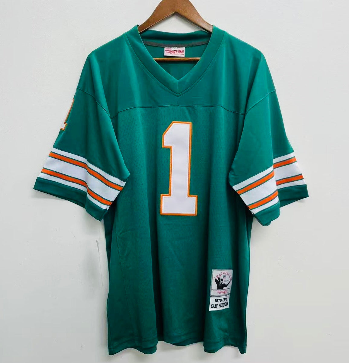 Garo Yepremian Miami Dolphins Official NFL Mitchell & Ness Jersey
