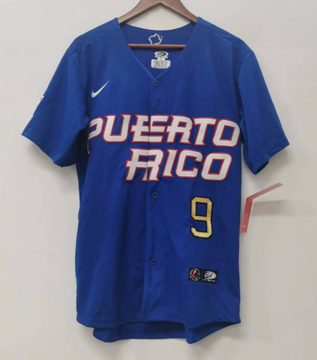 Javier Báez Puerto Rico Official Nike jersey Nike Blue