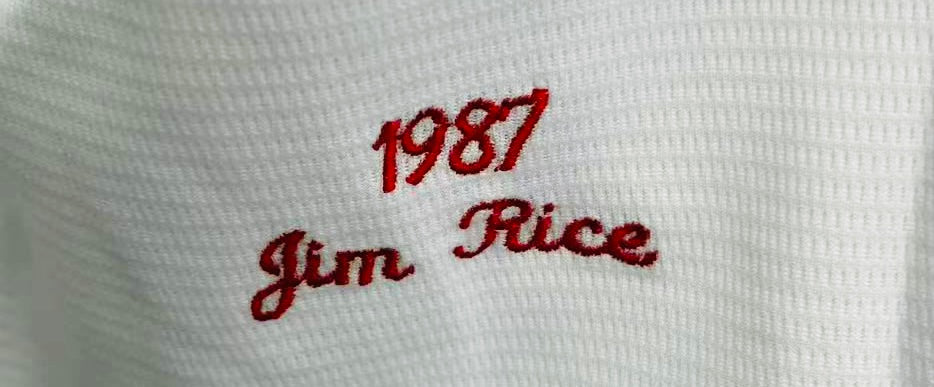 Jim Rice 1987 Boston Red Sox Official MLB Majestic Jersey