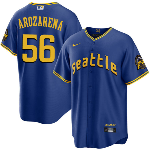Randy Arozarena Seattle Mariners YOUTH KIDS Official MLB Nike jersey blue