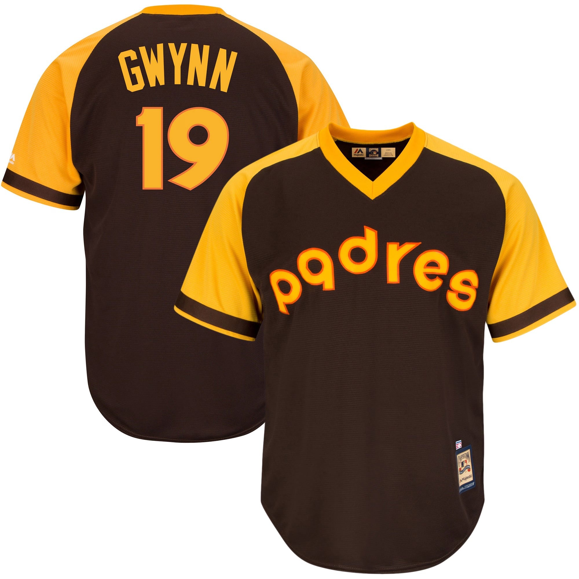 Tony Gwynn YOUTH KIDS San Diego Padres Official MLB Majestic Retro Jersey