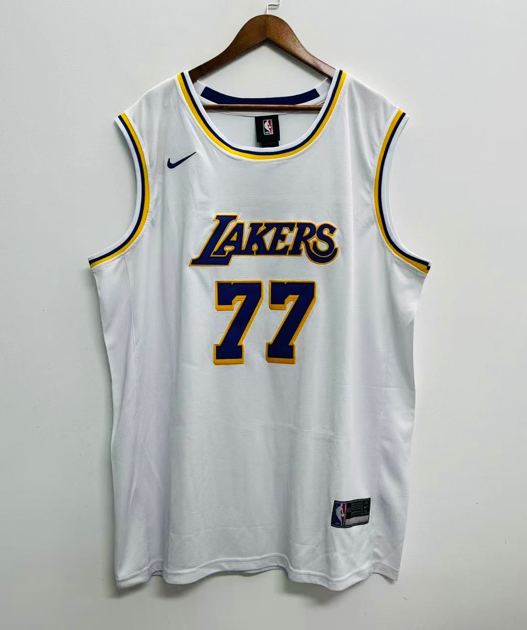 Luca Doncic Los Angeles Lakers Official NBA Nike Jersey white