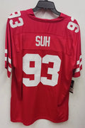 Ndamukong Suh Nebraska Cornhuskers Official NCAA Adidas Jersey
