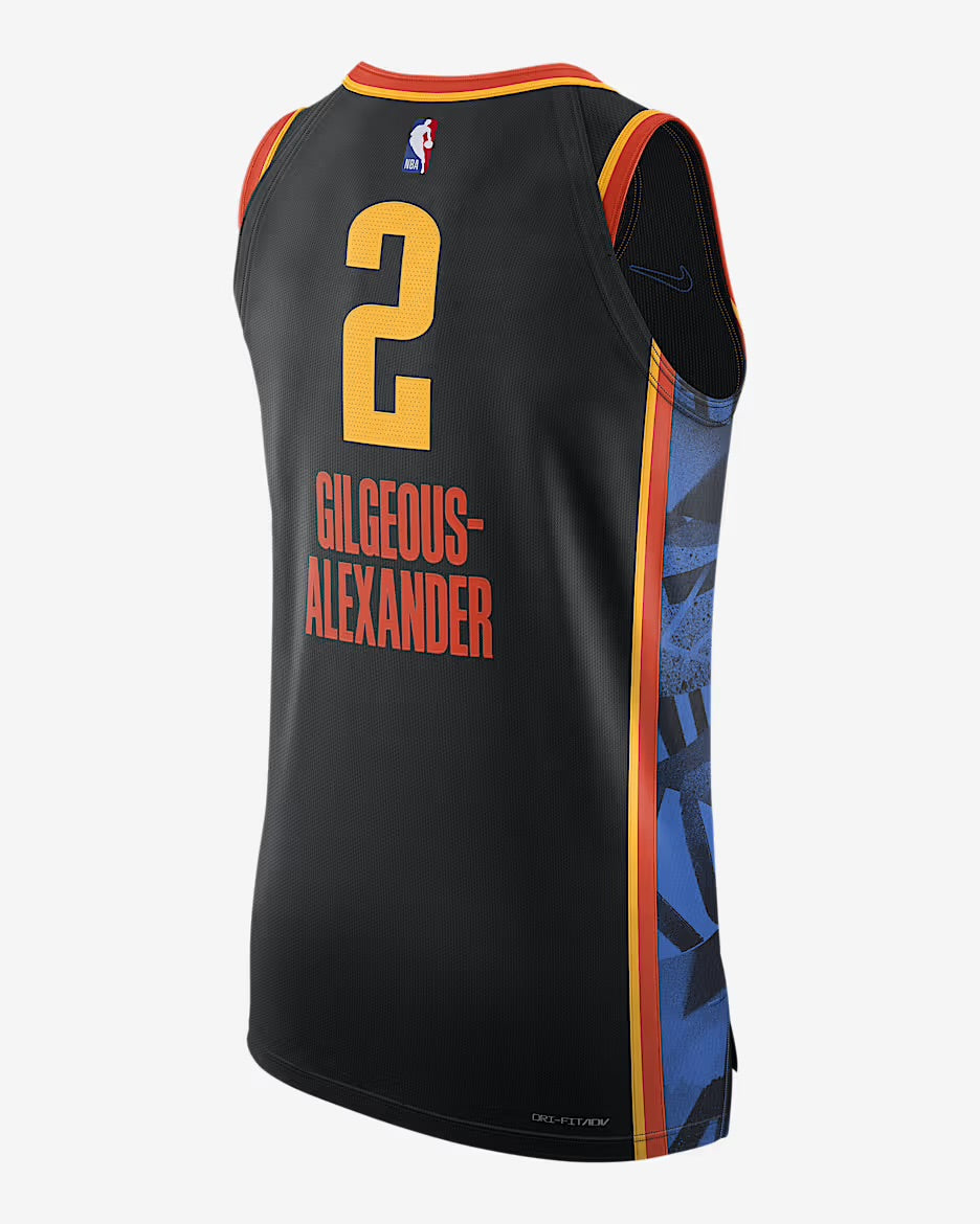 Shai Gilgeous Alexander Oklahoma City Thunder official NBA Nike Jersey