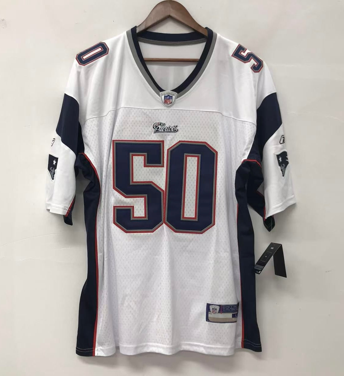 Mike Vrabel New England Patriots Reebok Jersey white