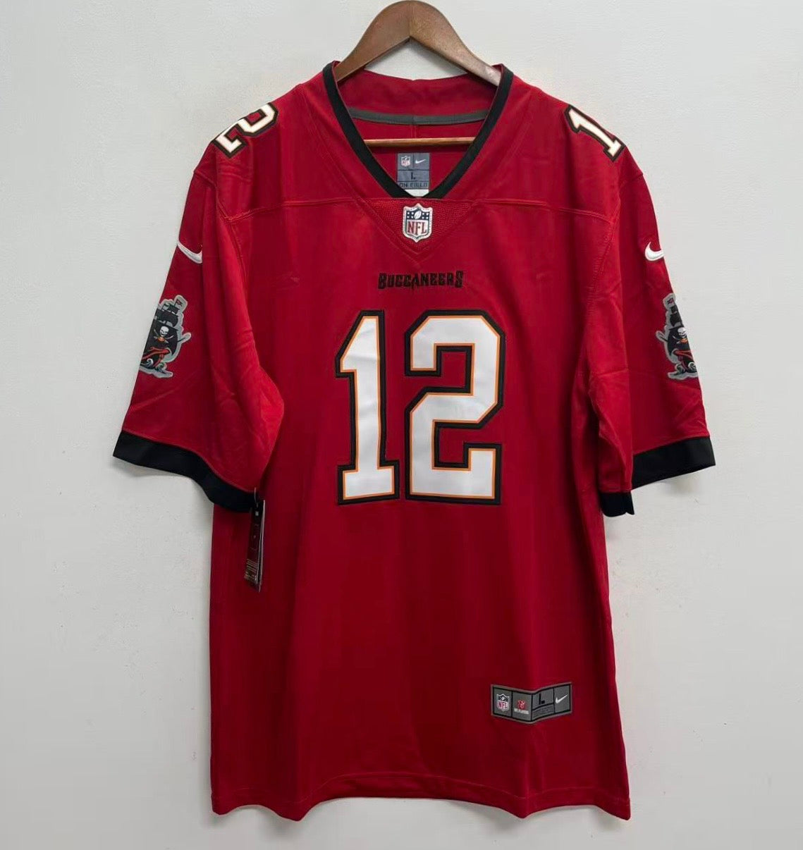 Tom Brady Tampa Bay Buccaneers Official NFL Nike Jersey red