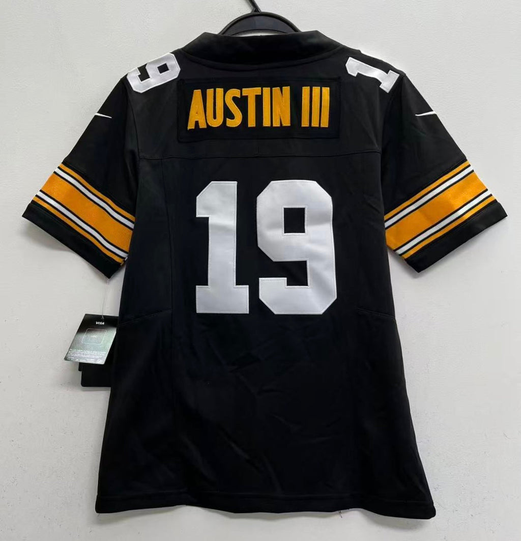 Calvin Austin III Youth Kids Pittsburgh Steelers Official NFL Nike Jersey retro