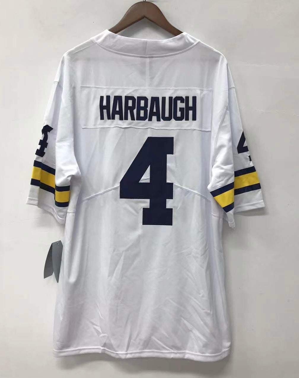 Jim Harbaugh Michigan Wolverines Official NCAA Jordan brand Jersey