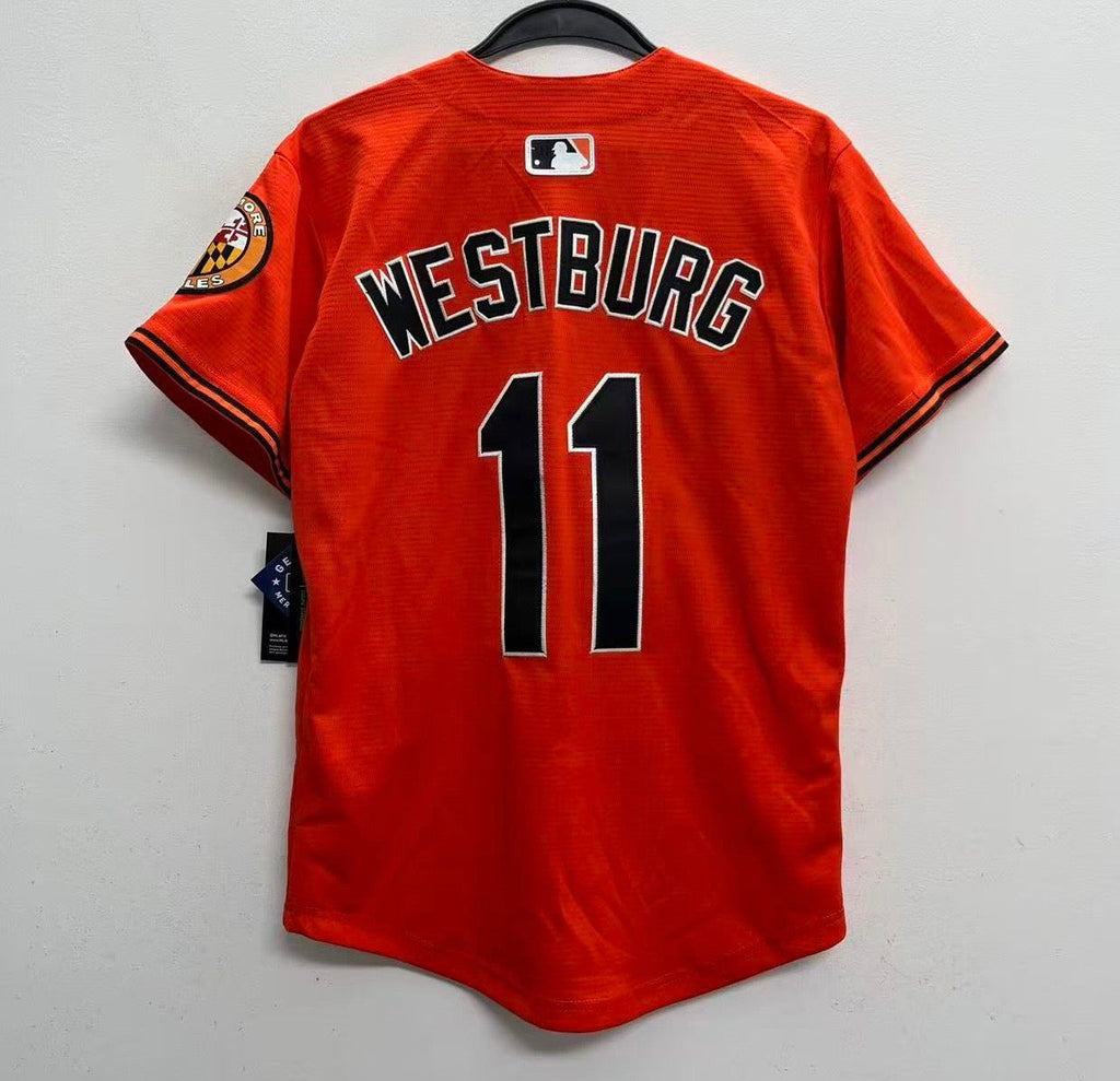 Jordan Westburg YOUTH Baltimore Orioles Official MLB Nike jersey Orange