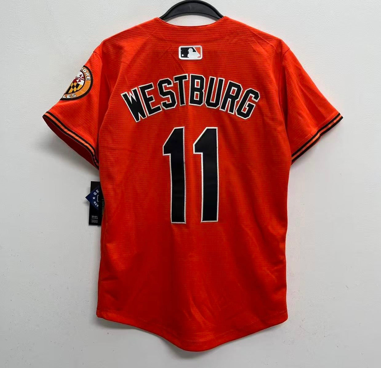 Jordan Westburg YOUTH Baltimore Orioles Official MLB Nike jersey Orange