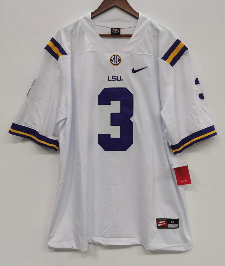 Odell Beckham Jr. LSU Tigers Official NCAA Nike Jersey White