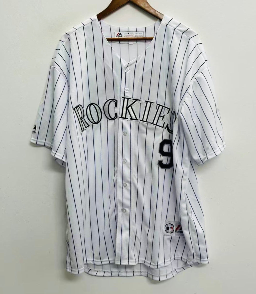 Vinny Castilla Colorado Rockies Official MLB Majestic Jersey