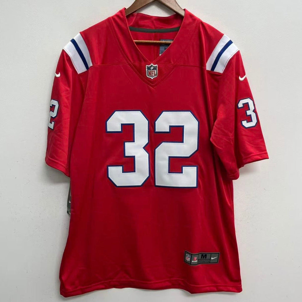Devin McCourty New England Patriots Official NFL NIKE Jersey Red