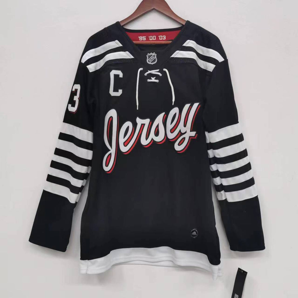 Nico Hischier New Jersey Devils Official NHL Adidas Jersey Black