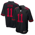 Brandon Aiyuk San Francisco 49ers Official NFL Nike Jersey black