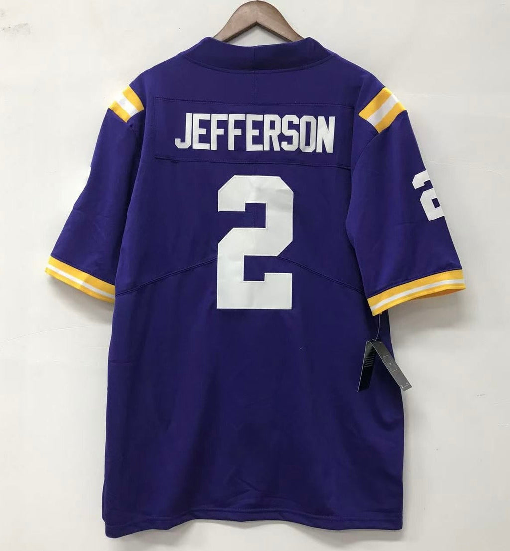 Justin Jefferson LSU Tigers Official NCAA Nike Jersey