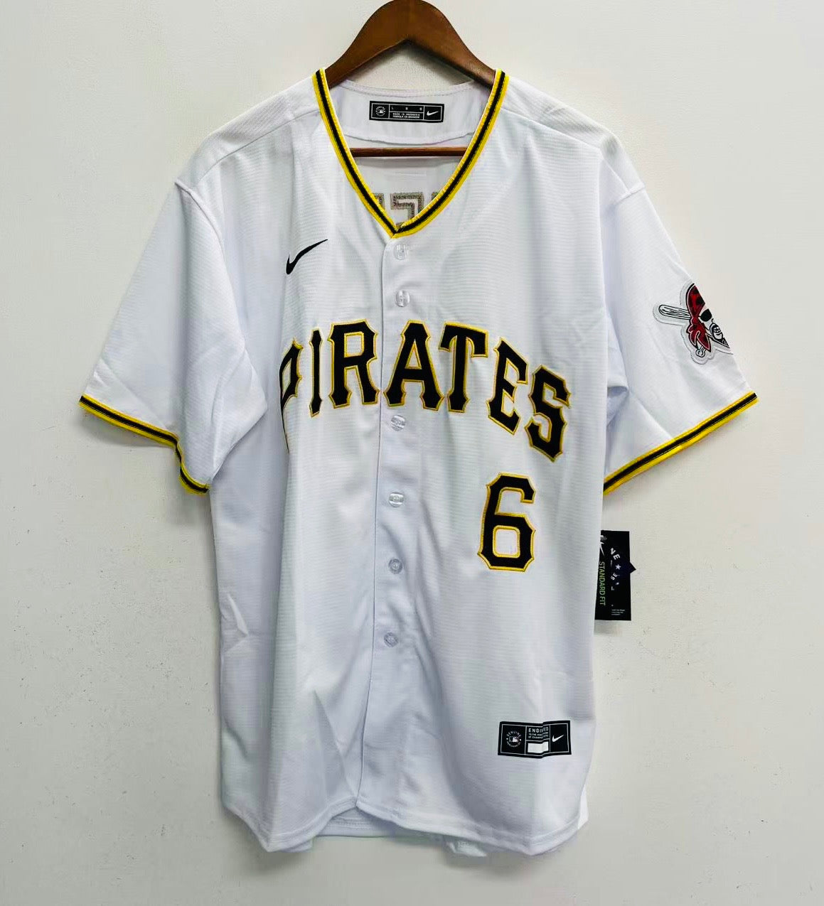 Konnor Griffin Pittsburgh Pirates Official MLB Nike Jersey white