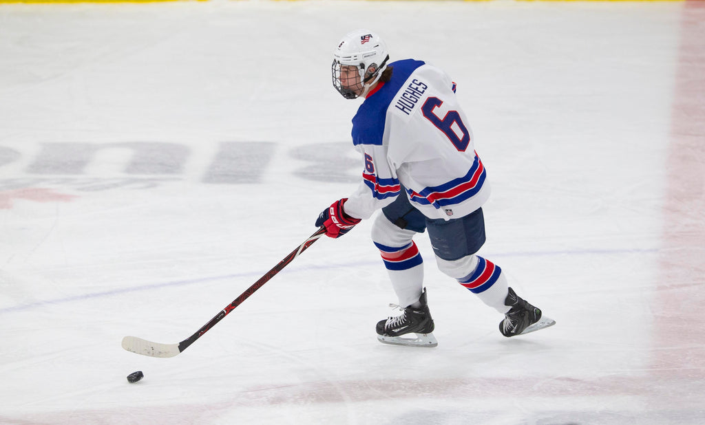 Jack Hughes Team USA Hockey Official Nike Jersey
