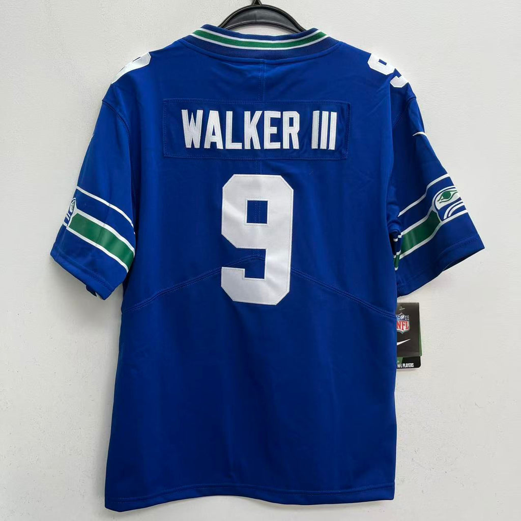 Kenneth Walker III YOUTH KIDS Seattle Seahawks Official NFL Nike Retro Jersey