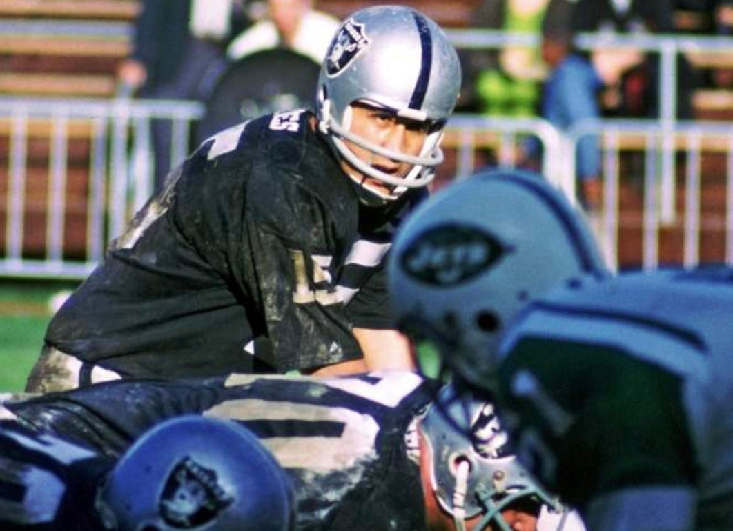 Tom Flores Oakland Raiders Mitchell & Ness Jersey black